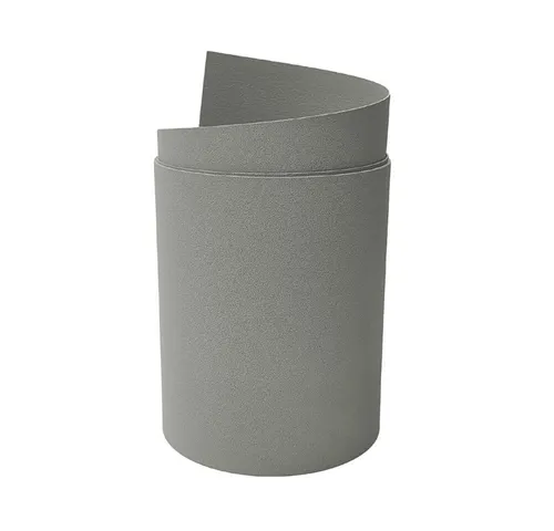 zaunzu Sichtschutzstreifen Premium Maxi für Doppelstabmatten 24cm hoch Steingrau 2,05m, (1x Einzelstreifen, 24cm hoch, UV-beständiger Sichtschutz), 5 Jahre garantierte Farbechtheit