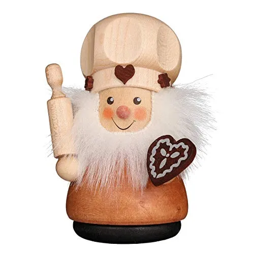 Christian Ulbricht Wackelmännchen - Zuckerbäcker natur 9cm