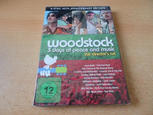 Doppel DVD Woodstock 3 days of peace and music - The Director`s Cut - NEU/OVP