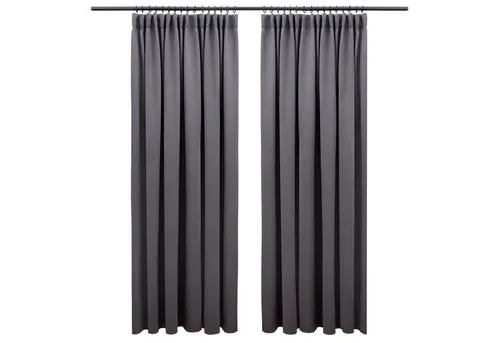 Vorhänge & Gardinen Schwarz von Blumtal