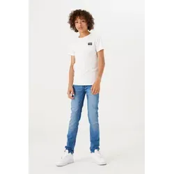 Garcia Slim-fit-Jeans Tavio für BOYS in Blau 146 - Stylische Slim-fit-Jeans für Jungen, aus hochwertigem Denim mit 99% Baumwolle für optimalen Tragekomfort. Perfekt für lässige Outfits und Maschinenwäsche geeignet.