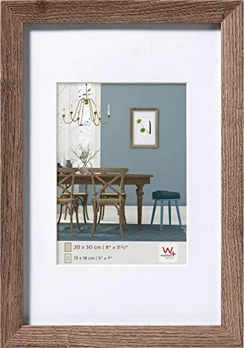 walther design EF824N Fiorito Holzrahmen 18x24 cm, nussbaum