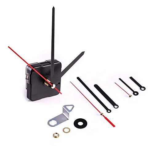 edi-tronic Quarzuhrwerk mit 3 Aluzeigersätzen für 1.5V AA Batterie