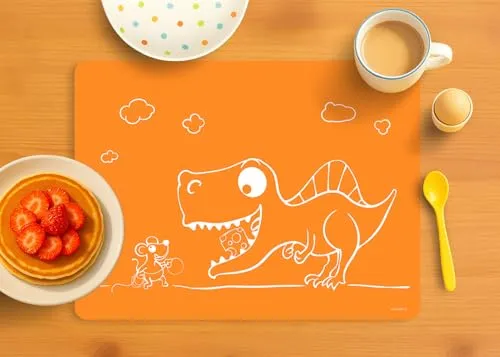 Tischsets Orange von Dinomio