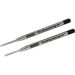 Herlitz Kugelschreibermine Profisize, 2 Stück - Dokumentenechte Tinte, passend für handelsübliche Kugelschreiber