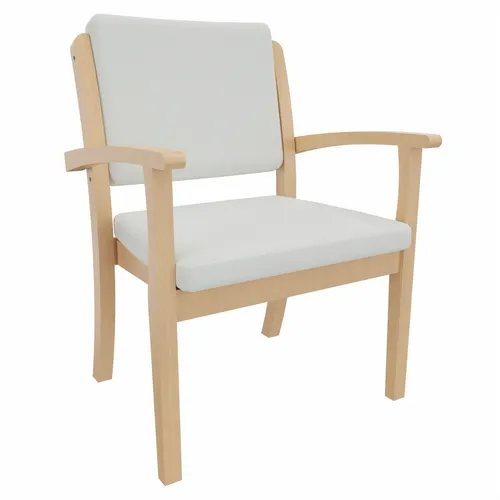 Armlehnstuhl Alexander XXL - Schwerlaststuhl für höchste Ansprüche - Der Armlehnstuhl Alexander XXL bietet Stabilität und Komfort für gewerbliche Nutzung. Mit einer geprüften Belastbarkeit von bis zu 250 kg und ergonomischer Keilpolsterung erleichtert er das Aufstehen.