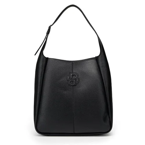 Boss Anett Schultertasche 30 cm schwarz - Elegante Handtasche mit hochwertigem Design, ideal für stilbewusste Frauen, die Funktionalität und Chic vereinen möchten.