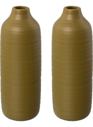 Creativ deco Dekovase (Set, 2 St), besondere Oberflächenstruktur