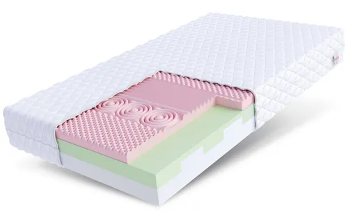 Kaltschaummatratze ROVIGO, 17 cm hoch, 7-Zonen-System - Matratzen mit 7-Zonen-System für optimale Körperunterstützung und Druckentlastung, ideal für Allergiker und Paare dank hervorragender Luftzirkulation und Bewegungsisolierung.