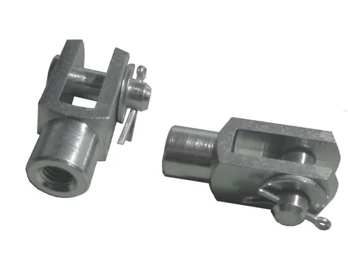 mbo Oßwald GmbH & Co KG Anhänger 2 Stück - Gabelkopf 6x12 - M6 mit Splintbolzen DIN71751 verzinkt