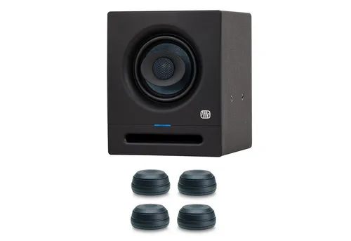 Presonus Eris Pro 4 Studio-Monitor mit Boxenfüßen von PreSonus