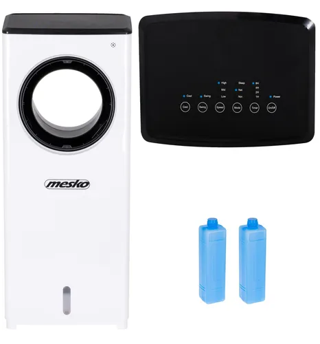 Produktbild JUNG Bladeless Luftkühler mobile Klimaanlage ohne Abluftschlauch + Timer, leiser Ventilator mit Wasserkühlung, Klimagerät Mobil Lüftkühler