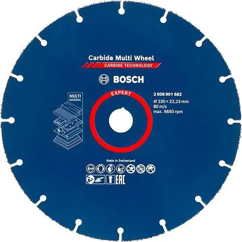 Bosch EXPERT Carbide Multi Wheel Trennscheiben Ø 230 mm von Bosch
