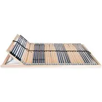 vidaXL Lattenrost 100x200cm mit 42 Latten und 7 Zonen - Lattenrost in der Kategorie Lattenroste, bietet optimale Unterstützung durch 7 Komfortzonen und ist individuell anpassbar dank verstellbarer Doppel-Bettlatten.