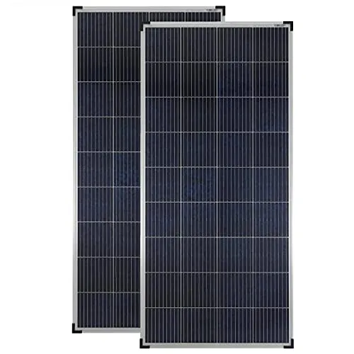 SOLARTRONICS Solarmodule 2 Stück 180 Watt Poly Solarpanele Solarzellen für Solaranlagen Garten Camping Wohnwagen Inselanlagen 1475x675x35mm Photovoltaik