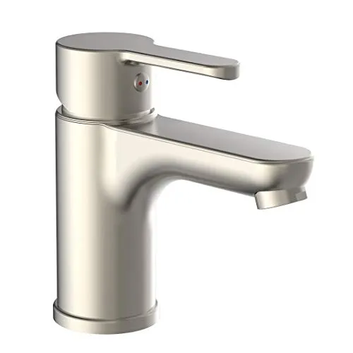 EISL NI075DINNI DIZIANI Wasserhahn fürs Bad - Touch-On-Wasserhahn in Edelstahl Optik mit komfortabler Mischdüse für angenehmen Wasserstrahl und inklusive Ablaufgarnitur für einfache Installation.