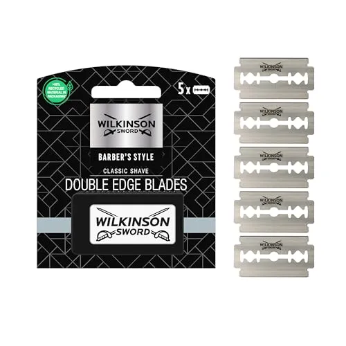 WILKINSON SWORD - Barber's Style 5x Double Edge Rasier Wechsel-Klingen Für Männer