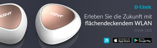 2x D-Link COVR-C1202 AC1200 Dual Band Whole Home Wi-Fi Mesh System 1202