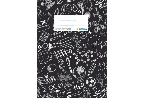 HERMA Schulheft Herma Heftschoner Schoolydoo PP A5 schwarz