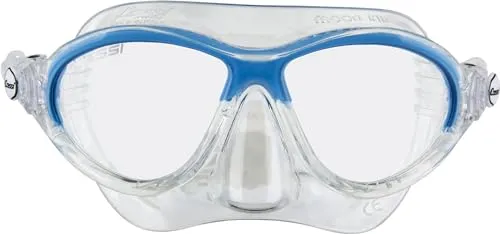 Cressi Moon (DN200620) Taucherbrille - Wasserdichte Taucherbrille mit weichem Silikonrand für optimalen Komfort und eine klare Sicht unter Wasser.