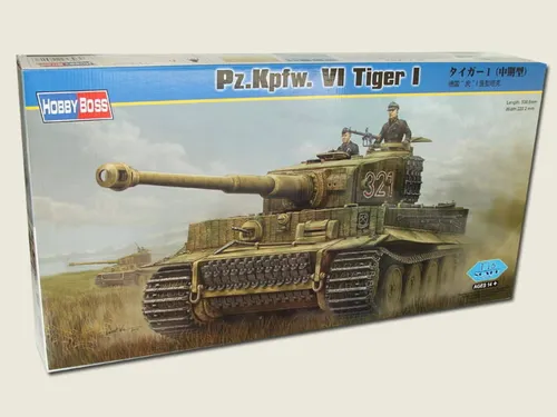 Hobby Boss Pz. Kpfw. VI Tiger 1 Panzer 3482601 1:16 Bausatz - Militär Modellbausatz des legendären Tiger 1 Panzers im Maßstab 1:16, ideal für Modellbau-Enthusiasten und Sammler, aus hochwertigem Kunststoff gefertigt.