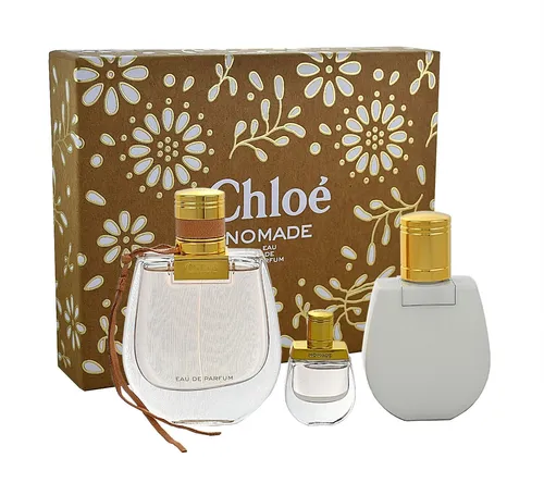 Chloe Nomade Eau de Parfum Geschenkset 75ml & BodyLotion - Elegantes Geschenkset mit 75ml Eau de Parfum und 100ml BodyLotion. Ideal für besondere Anlässe und zur täglichen Pflege, verleiht einen Hauch von Luxus.