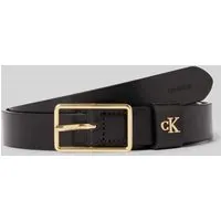 Calvin Klein Ledergürtel schwarz 75 cm – Größenverstellbar von Calvin Klein