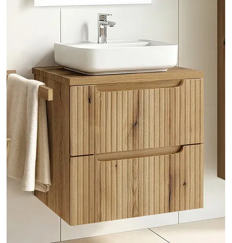 Lomadox Waschtisch NEWPORT-56-EVOKE, 60 cm, Eiche von Lomadox