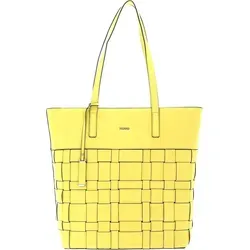 PICARD Schultertasche Yucatan Shopper Lemon hellgelb in weiß von Picard