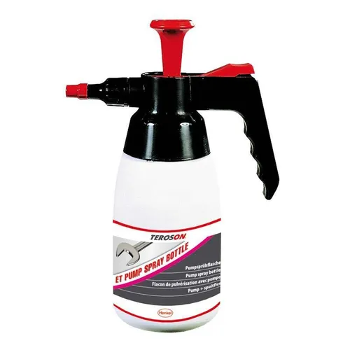 TEROSON Pumpsprühflasche 150037 - Manuelle Pumpsprühflasche mit 1 Liter Inhalt, ideal für lösemittelbeständige Anwendungen in der Elektroinstallation.