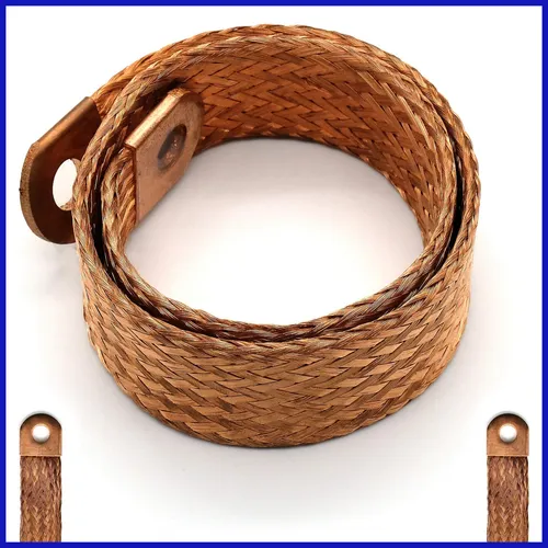 Batteriemasseband Kupfer 42cm Massekabel Masseband Motor Entstör LKW PKW KFZ NFZ