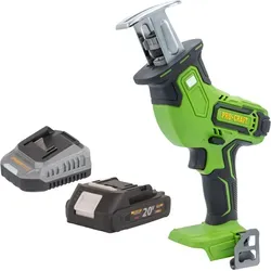 Procraft PSS30bb Akku Säbelsäge 20 V Brushless mit Akku und Ladegerät