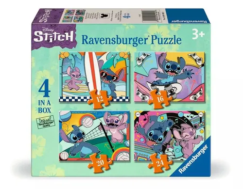Puzzle 4w1. Stitch Ravensburger 4005555041061