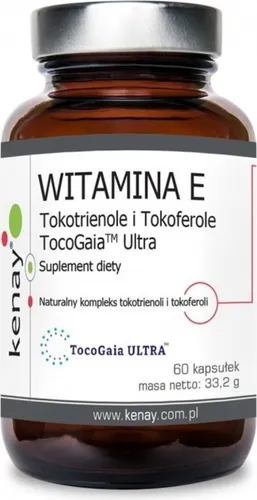 Produktbild Kenay Vitamin E (Tocopherole und Tocotrienole) TocoGaia™ Ultra 60 Kapseln