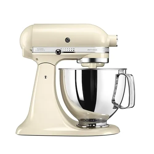 KitchenAid Artisan Küchenmaschine - Kippbare Teigknetmaschine mit 4,8 L Edelstahl-Schüssel, vielseitig und mit über 20 Zubehöroptionen erweiterbar