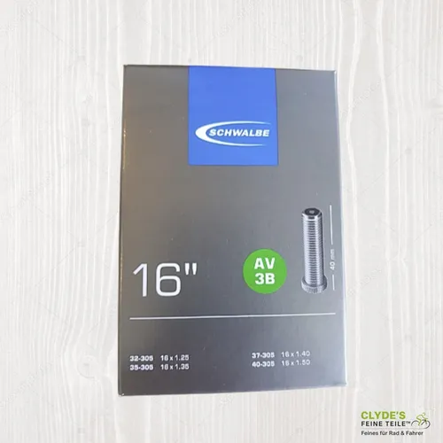 Schwalbe Fahrrad-Schlauch AV 3B, 16 Zoll, 40mm Ventil