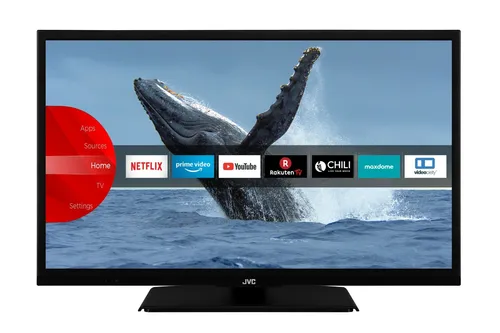 JVC LT-24VH5155 24 Zoll Fernseher (Smart TV, HD-Ready, Netflix/Prime Video, HD+)