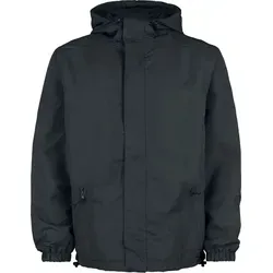 Brandit Übergangsjacke Herren Light WB Frontzip schwarz Basics 100% Polyester XL - Schwarz - XL