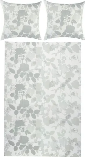 Erwin Müller Edelflanell Bettwäsche Blumen - Hochwertige Edelflanell Bettwäsche aus 100% Baumwolle. Mit elegantem Blumenmuster und Kissenbezug in Wendeoptik. Flauschig, atmungsaktiv und temperaturausgleichend für angenehme Nächte. Einfache Handhabung durch praktischen Reißverschluss.