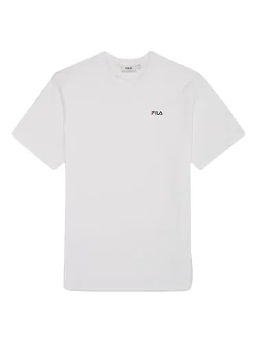 FILA Herren Laas Regular Tee T-Shirt, Bright White, M EU von FILA