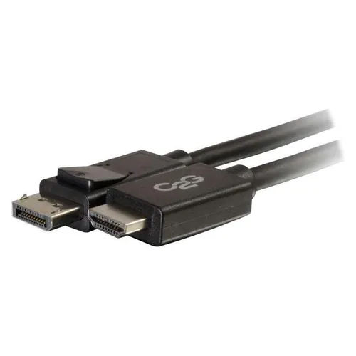 Produktbild C2G 6ft DisplayPort to HDMI Adapter Cable M/M Schwarz