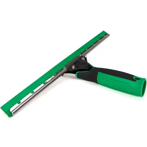 Unger ES35G ErgoTec Fensterwischer grünes Gummi 35 cm Abzieher mit S-Schiene und mittelhartes Gummi