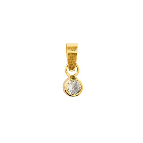Xenox Damen Anhänger Fine Zarge Zirkonia 585 Gelbgold - Eleganter Anhänger aus 14 Karat Gelbgold mit funkelndem Zirkonia, ideal für jeden Anlass. Perfekt für stilvolle Akzente in Ihrer Schmuckkollektion.