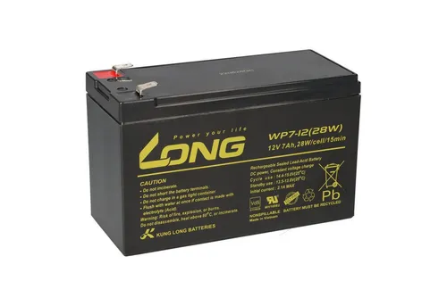 Kung Long Kung Long WP7-12(28W)-M/F2 12V 7Ah AGM Bleibatterie Bleiakkus