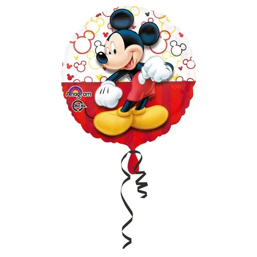 Standard Micky Portrait Folienballon S60 verpackt 43 cm