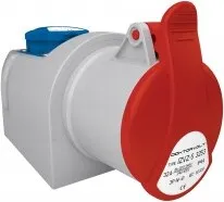 Kombi Wandsteckdose 32A / 5-polig 1x230V Schuko IZVZ-S 3253 DV 6369 - Steckdosen & Zubehör, leistungsstarke 32A Kombi Wandsteckdose für vielseitige Anwendungen, ideal für Werkstätten und Baustellen.