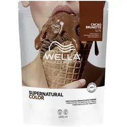 Wella Professionals Supernatural Color 5/75 Cacao Brunette 120 g - Pflanzenbasierte Haarfarbe ohne Aufhellung, für natürliche und lebendige Farbergebnisse. Mit 100 % Graukaschierung in nur 2 Schritten. Einfaches Anmischen dank innovativer Formulierung und recyclebare Verpackung.