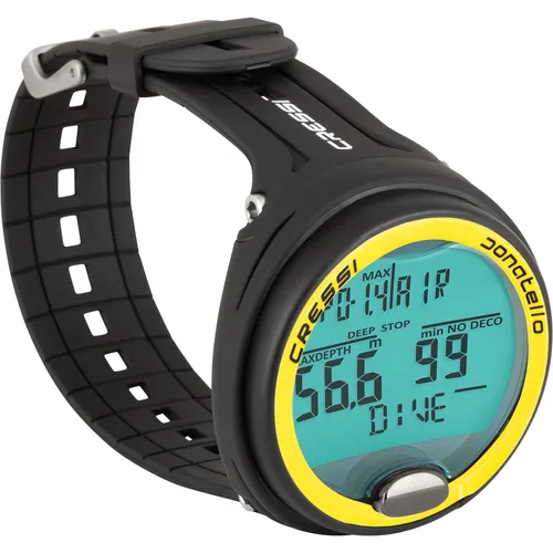 Cressi Donatello Tauchcomputer - Neues Modell in Schwarz - Tauchcomputer für präzise Messungen, hergestellt in Italien und perfekt für Taucher, die höchste Qualität schätzen.