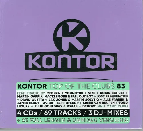 CD - Kontor - Top of the Clubs 83 - 4 CDs / 69 Tracks / 3 DJ-Mixes