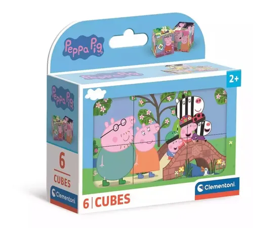 Klocki Peppa Pig 6 elementów 40659 Clementoni 8005125406593